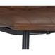 Drew Black / Bravo Cognac Dining Chair, Set Of 2